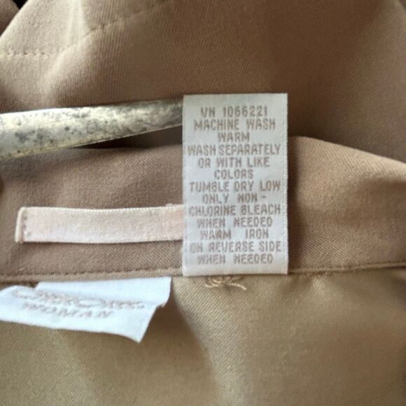 Cherokee Tan Lightweight Jacket Short Trench 18W - Picture 7 of 7